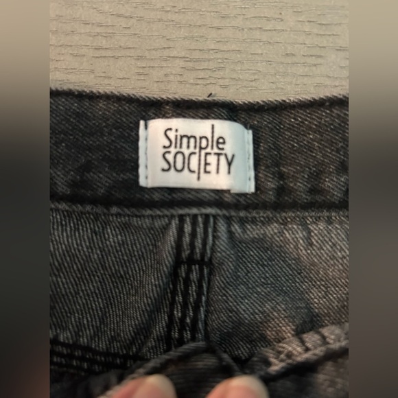 Simple‎ Society Junior Jeans Size 5/27 - Picture 4 of 5